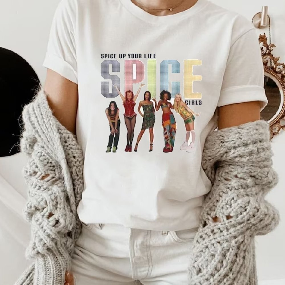 Spice Girls Spice Up Your Life Pop Retro Unisex T-Shirt